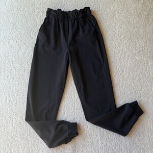 Lululemon Stretch High-Rise Jogger Full Length Size 2 Black $118 W5CV4S 2022